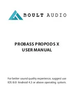 Boult Audio PROBASS PROPODS X User Manual предпросмотр