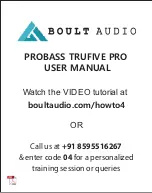 Boult Audio PROBASS TRUFIVE PRO User Manual preview