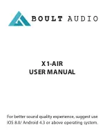 Boult Audio X1-AIR User Manual предпросмотр