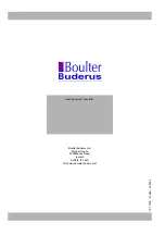 Preview for 72 page of Boulter Buderus Benchmark 600 Series Installation And Servicing Instruction