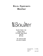 Boulter eco-system User Manual preview