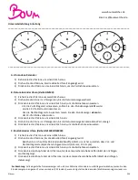 Preview for 2 page of Boum BM1300 Series Universal Setting Instructions