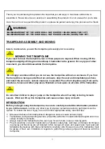 Preview for 2 page of BOUNCE MASTER 201806 Assembly, Installation, Care, Maintenance, And Use Instructions