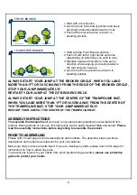 Preview for 10 page of BOUNCE MASTER 201806 Assembly, Installation, Care, Maintenance, And Use Instructions