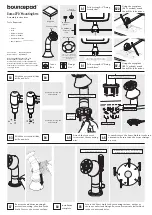 bouncepad Sumo 270 Degrees Mounting Arm Assembly Instructions предпросмотр