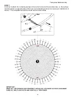 Предварительный просмотр 20 страницы BouncePro TR-0202-96 Assembly, Installation, Care,  Maintenance And User Instructions