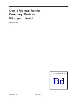 Boundary Devices Nitrogen series User Manual предпросмотр