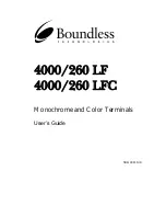 Boundless 4000/260 LF User Manual предпросмотр