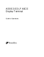 Предварительный просмотр 1 страницы Boundless ADDS 3153 LF ASCII Manual To Operations