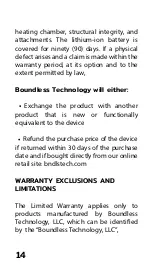 Preview for 16 page of Boundless CFC Lite User Manual