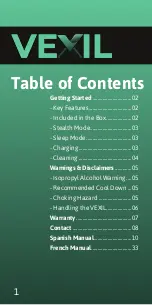 Preview for 2 page of Boundless VEXIL User Manual