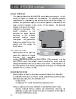 Preview for 10 page of Bounty Hunter DISCOVERY 2200 Owner'S Manual