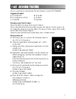 Preview for 5 page of Bounty Hunter Fast Tracker Owner'S Manual