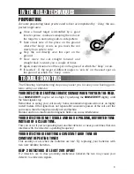 Preview for 9 page of Bounty Hunter Fast Tracker Owner'S Manual