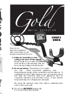 Bounty Hunter Gold Owner'S Manual preview