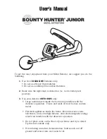 Preview for 1 page of Bounty Hunter Junior User Manual