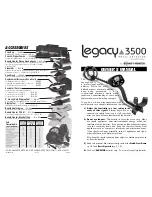 Bounty Hunter Legacy 3500 Owner'S Manual preview