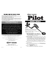 Preview for 1 page of Bounty Hunter Pilot Owner'S Manual