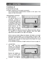 Preview for 8 page of Bounty Hunter PIONEER EX Owner'S Manual