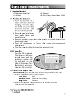 Preview for 7 page of Bounty Hunter Quick Silve Owner'S Manual