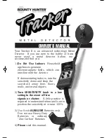 Bounty Hunter Tracker II Owner'S Manual preview