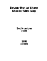 Preview for 1 page of Bounty Hunter Ultra Mag Sharp Shooter Owner'S Manual