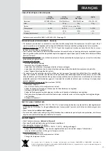 Preview for 3 page of Bourgeat 731109 Instructions For Use And Maintenance Manual