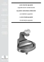 Bourgeat AQUARIS Instructions For Use And Maintenance Manual предпросмотр