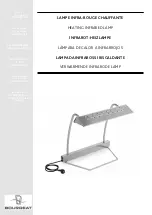 Bourgeat HEATING INFRARED LAMP Instructions For Use And Maintenance Manual предпросмотр