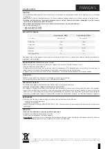 Предварительный просмотр 3 страницы Bourgeat SATINE Instructions For Use And Maintenance Manual