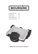 Bourgini 11.2002.01.00 Instructions Manual предпросмотр