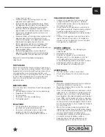 Preview for 5 page of Bourgini 16.2004.02.00 Instructions Manual