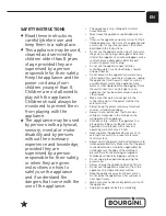 Preview for 7 page of Bourgini 16.2004.02.00 Instructions Manual