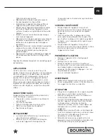 Preview for 11 page of Bourgini 16.2004.02.00 Instructions Manual