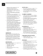 Preview for 14 page of Bourgini 16.2004.02.00 Instructions Manual