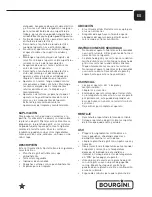 Preview for 17 page of Bourgini 16.2004.02.00 Instructions Manual