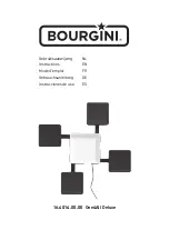 Preview for 1 page of Bourgini 16.4014.00.00 Instructions Manual