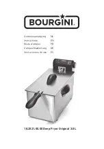 Preview for 1 page of Bourgini 18.2021.00.00 Instructions Manual