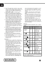 Preview for 12 page of Bourgini 18.2143.00.00 Instructions Manual