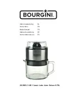 Bourgini 20.2003.11.00 Instructions Manual preview