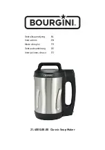 Предварительный просмотр 1 страницы Bourgini 21.4000.00.00 Instructions Manual