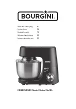 Предварительный просмотр 1 страницы Bourgini 22.5081.00.00 Instructions Manual