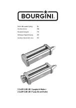 Предварительный просмотр 1 страницы Bourgini 22.6392.00.00 Instructions Manual