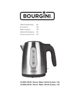 Bourgini 23.0001.00.00 Instructions Manual preview