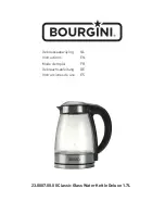 Preview for 1 page of Bourgini 23.0007.00.00 Instructions Manual