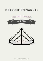 Boutique Camping INNER Instruction Manual preview