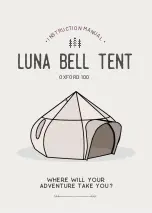 Preview for 1 page of Boutique Camping LUNA BELL TENT Instruction Manual