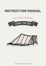 Boutique Camping tucana star Instruction Manual preview