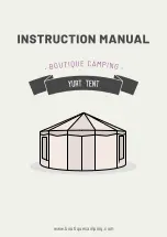 Boutique Camping YURT Instruction Manual preview