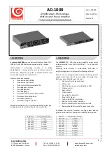 Preview for 1 page of Bouyer AD1-1075 Quick Start Manual